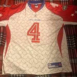 Reebok NFL Pro-Bowl All Star 2009 Brett Farve New York Jets Sewn Jersey Sz 54